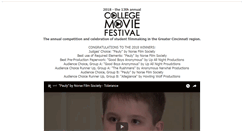 Desktop Screenshot of collegemoviefestival.com